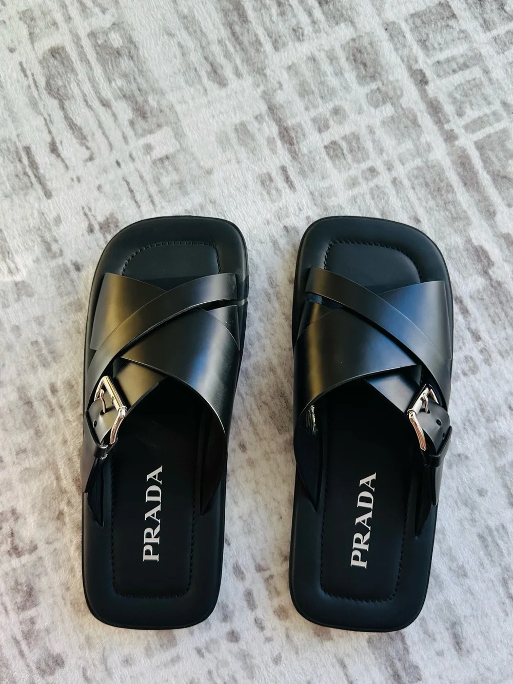 Prada slide sandals